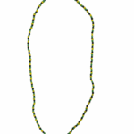 S.A.D.I.E.'S Craft 30-inch Jamaican heritage see bead necklace with silver-plated barrel clasp